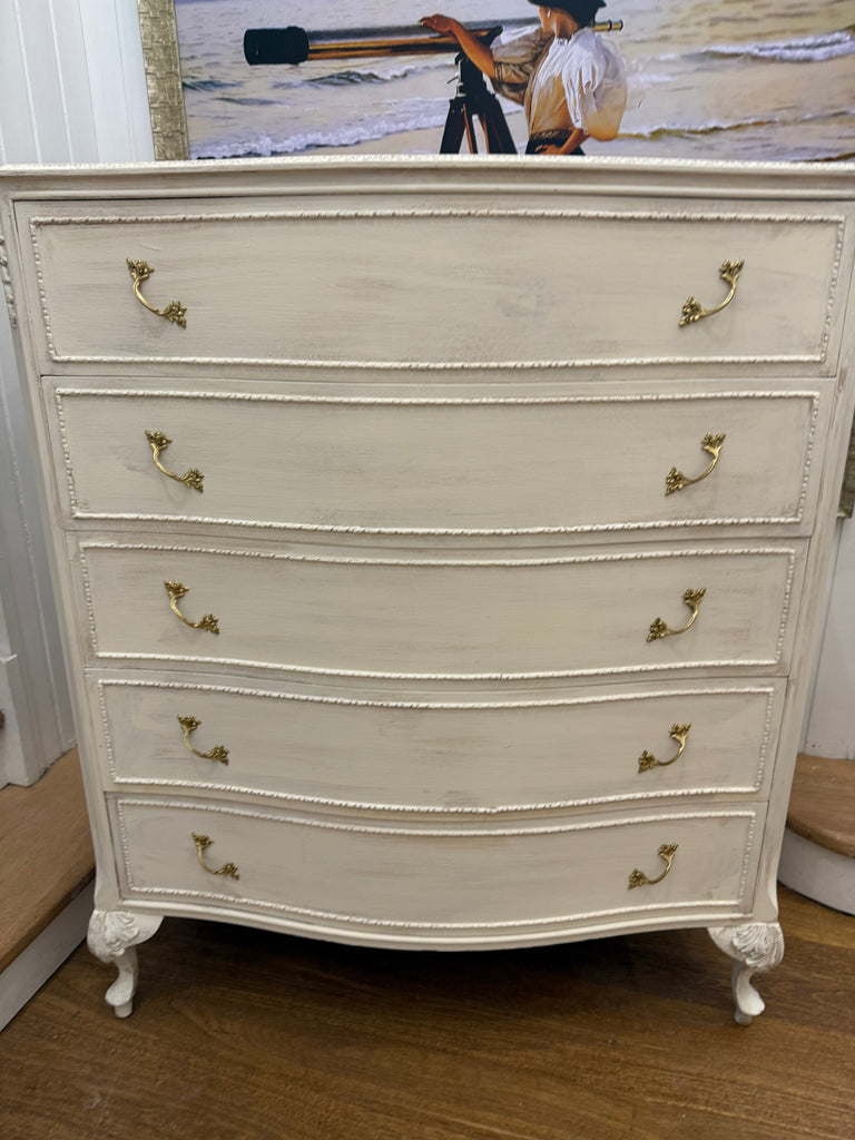 Vintage French Provincial Style Tallboy/Drawers