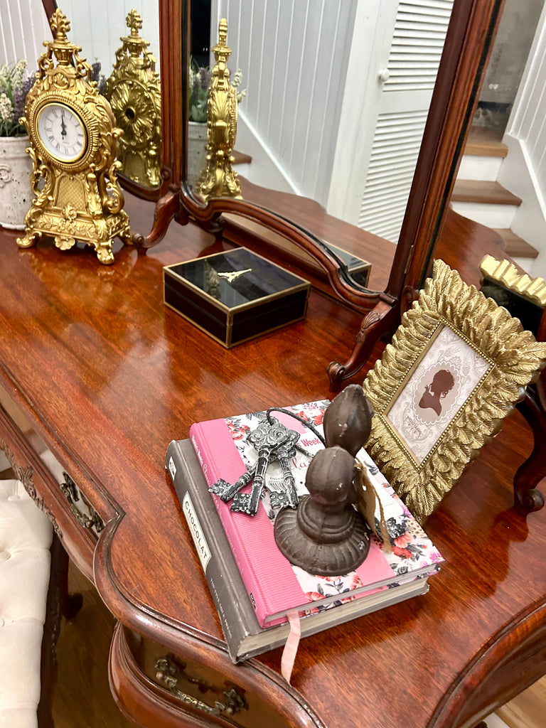 Antique Dressing Table and Stool