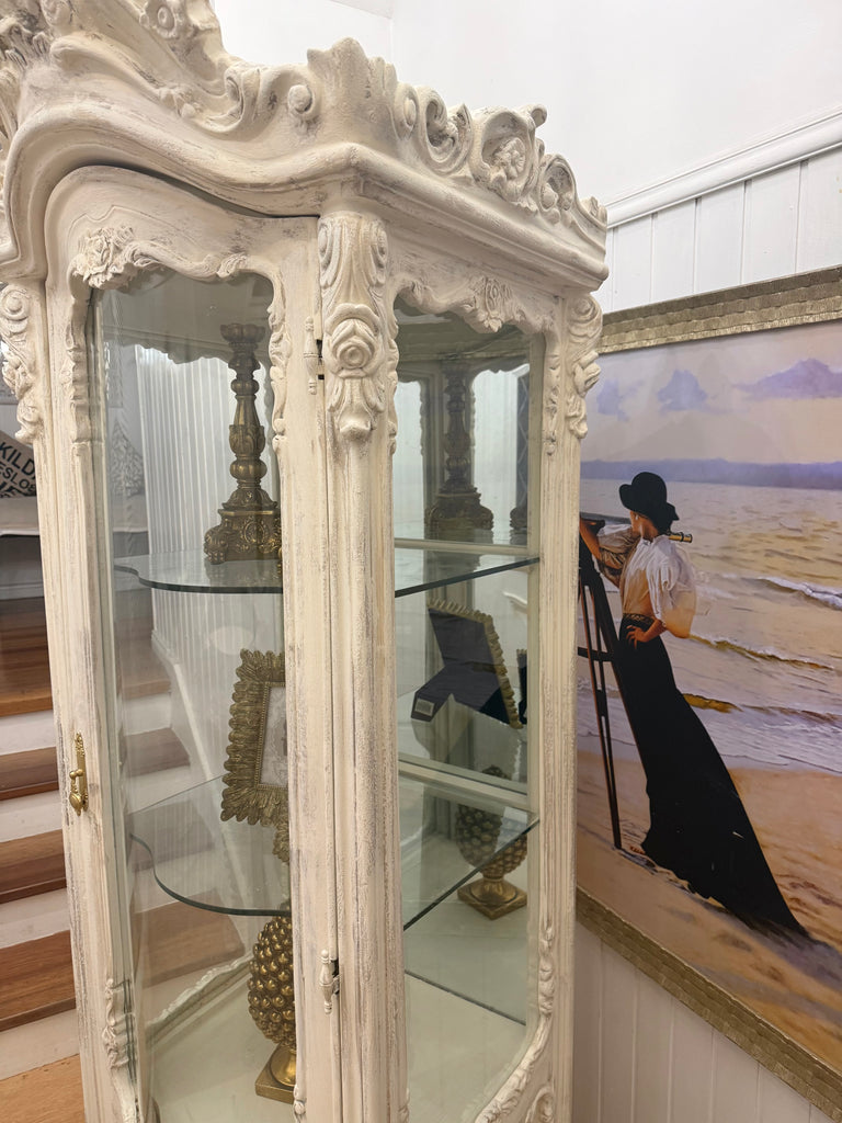 French Provincial Style Display Cabinet
