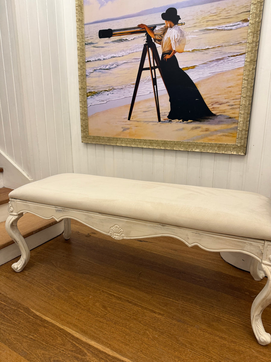 French Provincial Style Bench Seat