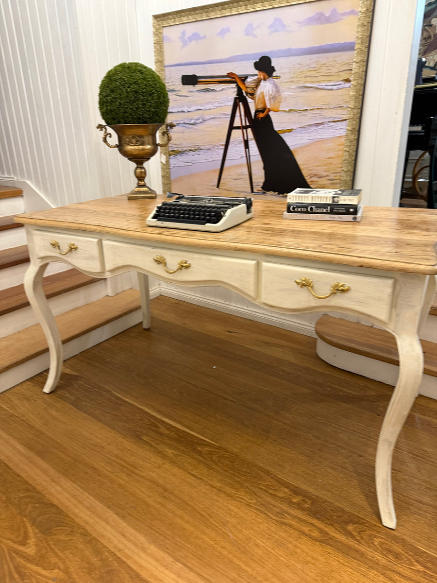 French Provincial Style Wood Desk