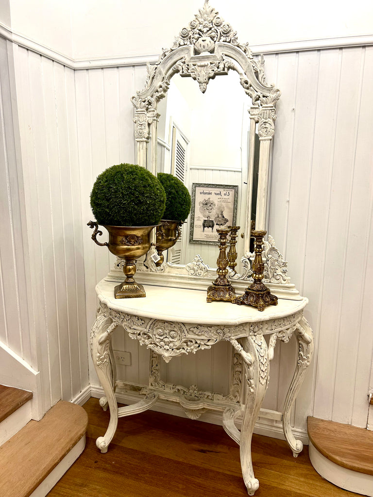 Hall Table and Mirror