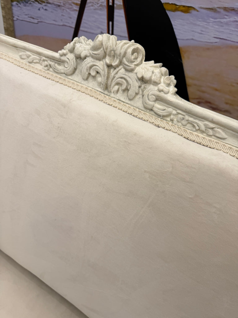 Reupholstered Vintage French Style Sofa Lounge