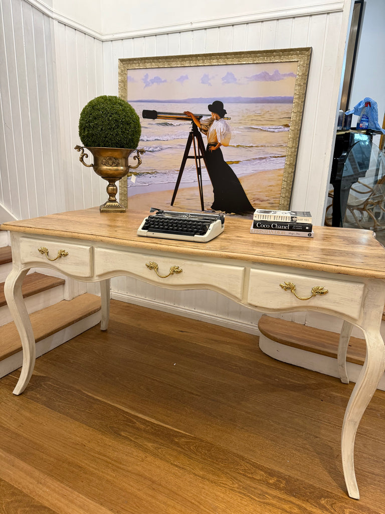 French Provincial Style Wood Desk