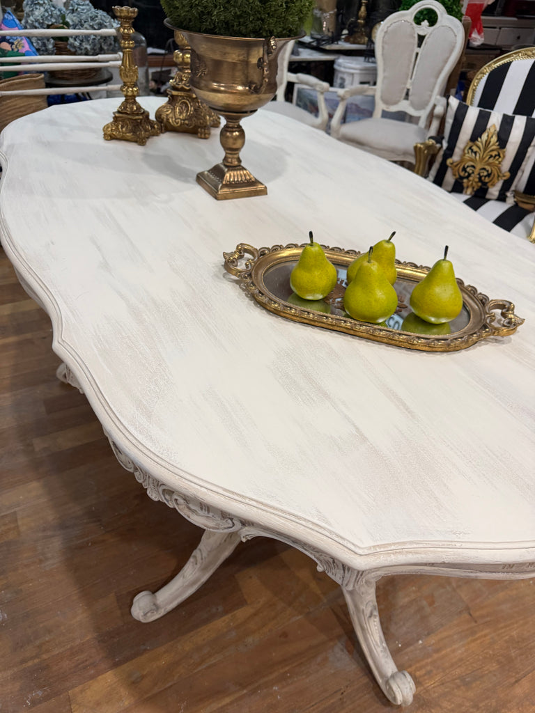 Vintage French Provincial Style Dining Table