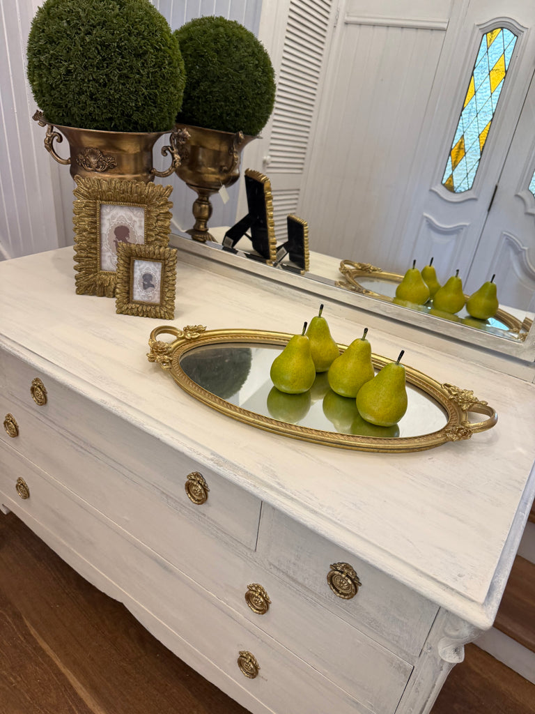 Antique French Provincial Style Dresser with mirror