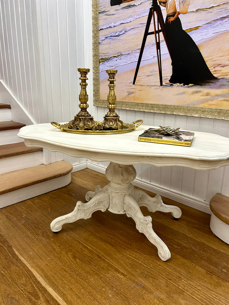 Vintage Pedestal Coffee Table