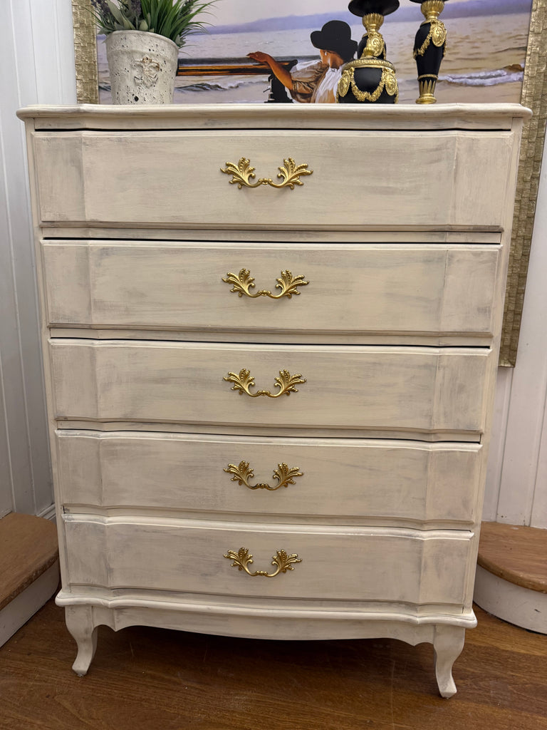 Vintage Berryman French Provincial Style Tallboy