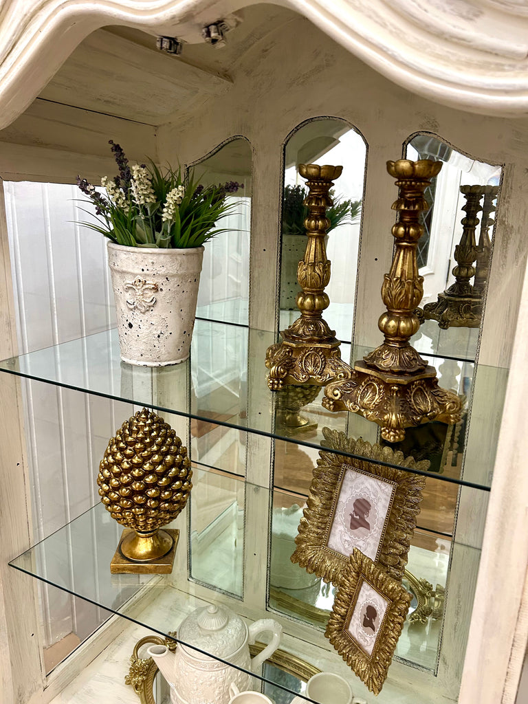 Solid Wood Armoire/ Display Cabinet