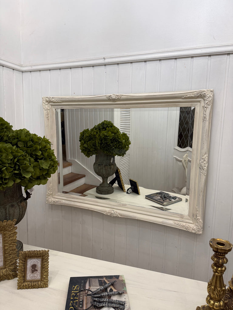 French Provincial Style Console Table/ Dressing Table and Mirror