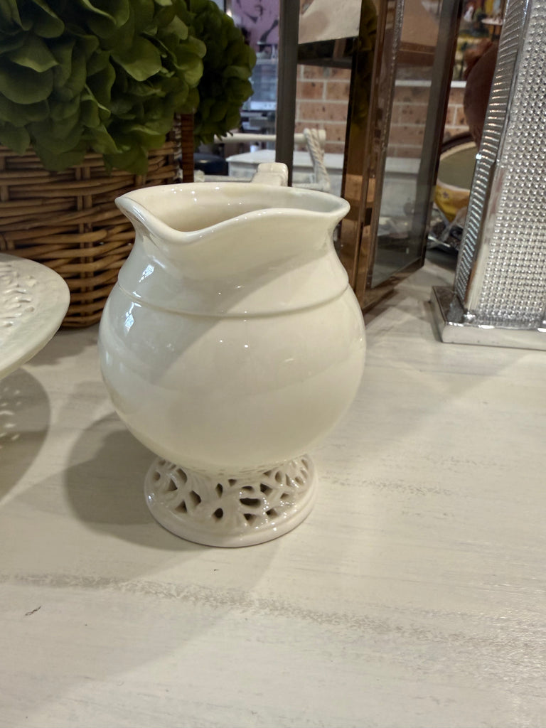 Chantilly Style Cake Stand and Jug