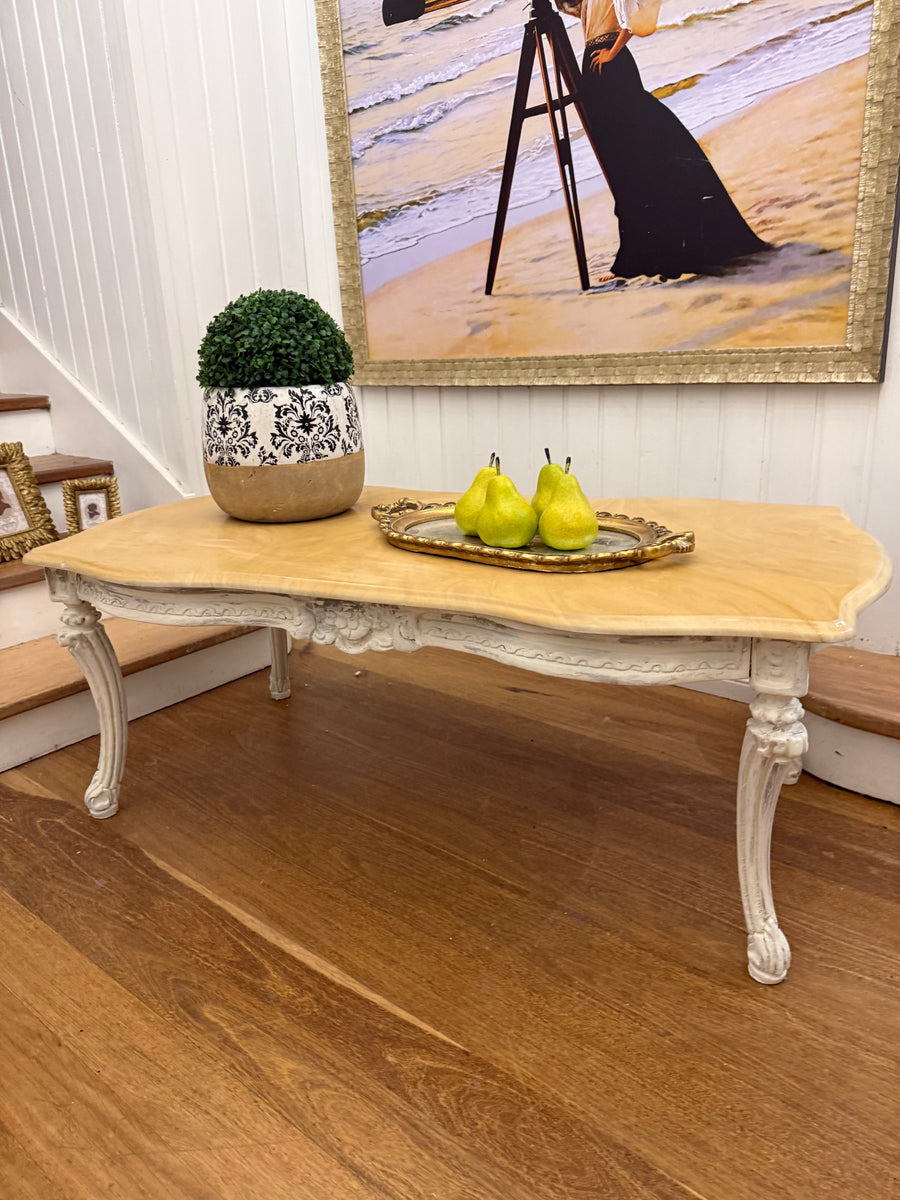 Vintage French Provincial Style Coffee Table
