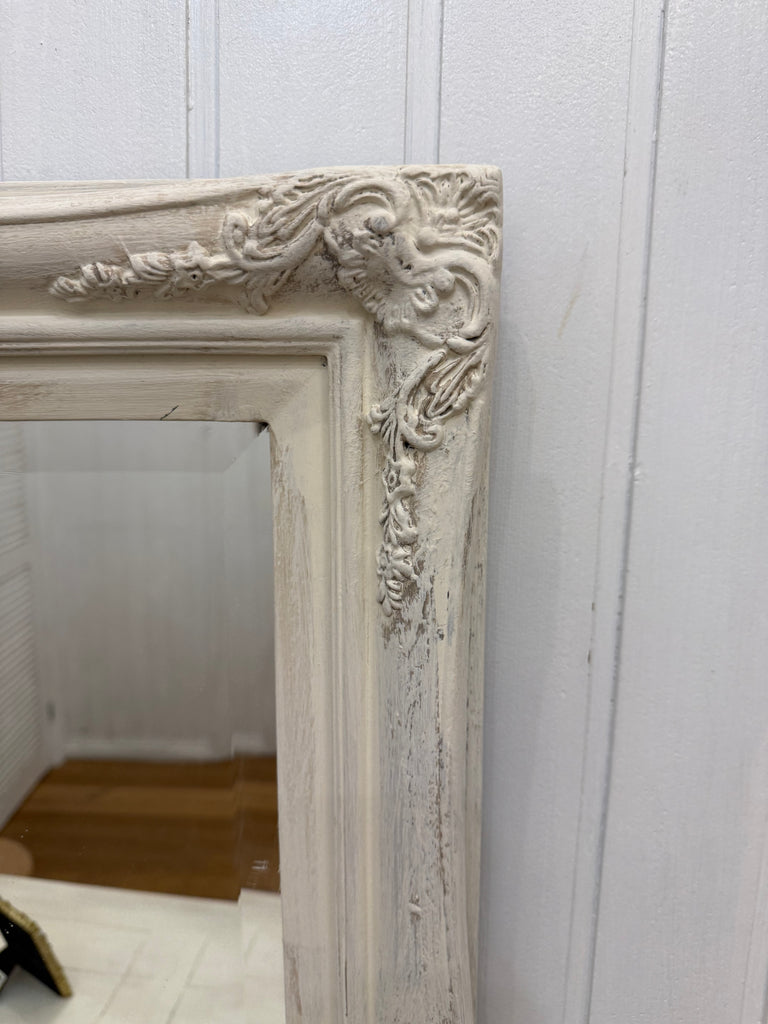 Solid Wood French Provincial Style Console Table and Mirror