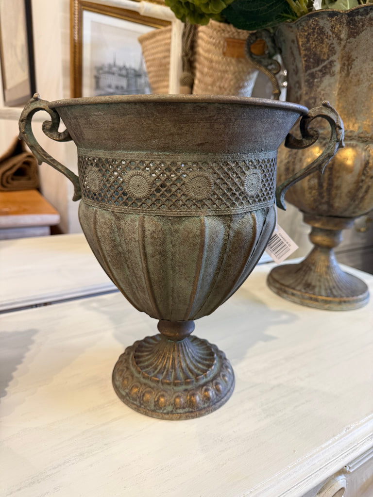 Antique Look Metal Urn