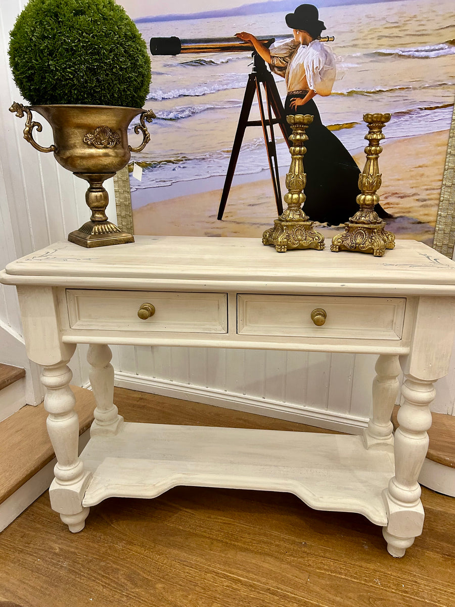 Solid Wood Hall Table/ Console Table