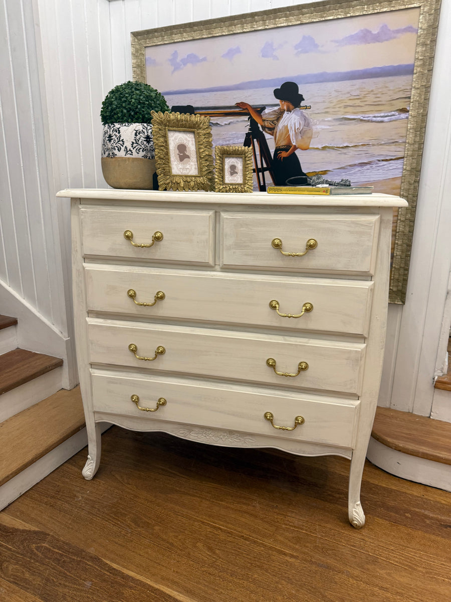 French Provincial Style Tallboy/Drawers