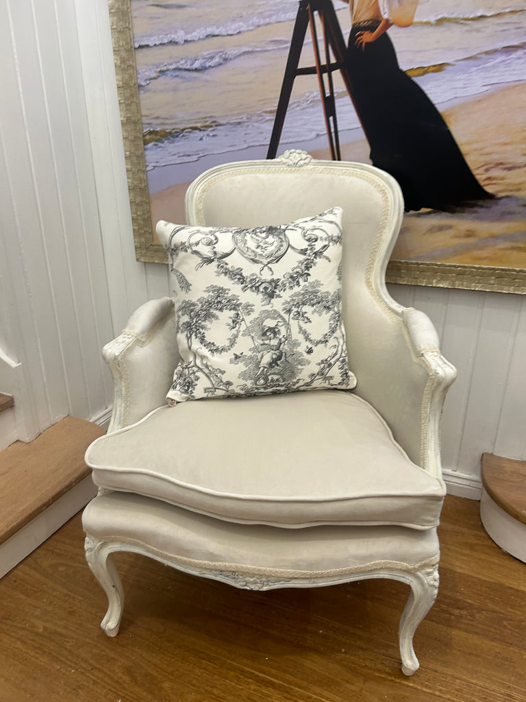 Vintage French Provincial Style Armchair