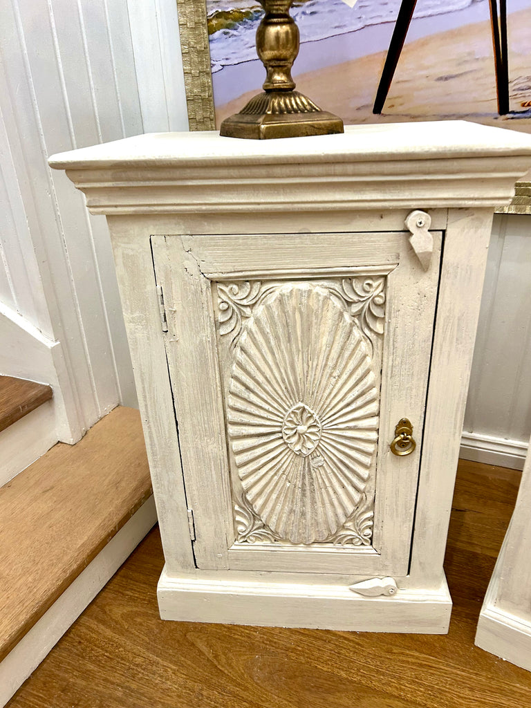 2 x Solid Wood Bedsides