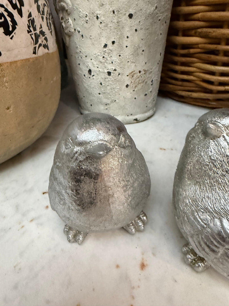 Pair of Small Ceramic Birds