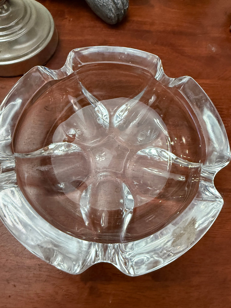 Vintage Cristal D’Arques Lude Lead Crystal Ashtray/bowl