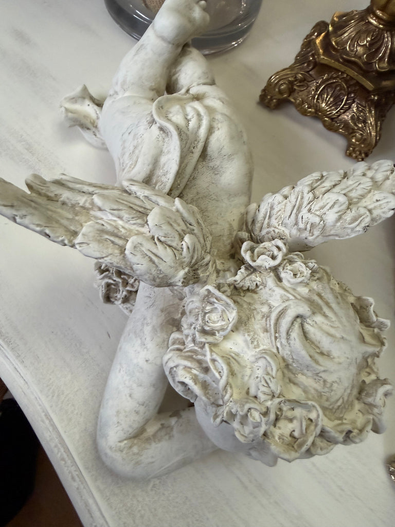 Stone Look Cherub/Angel
