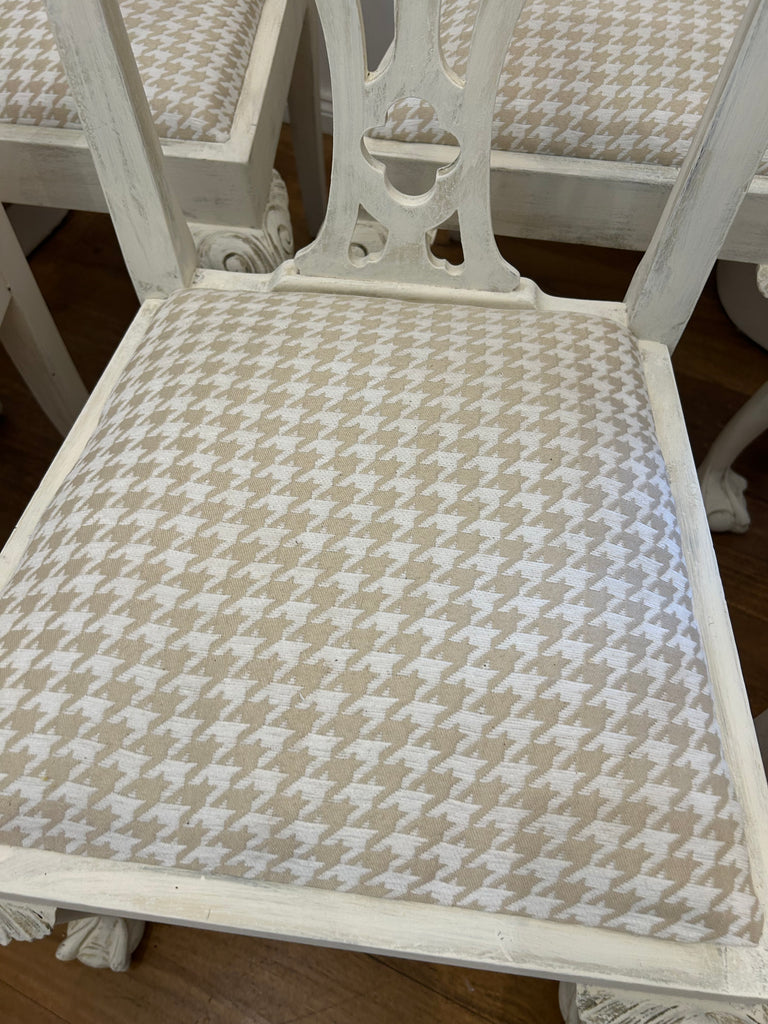 6 x Vintage Chippendale Dining Chairs