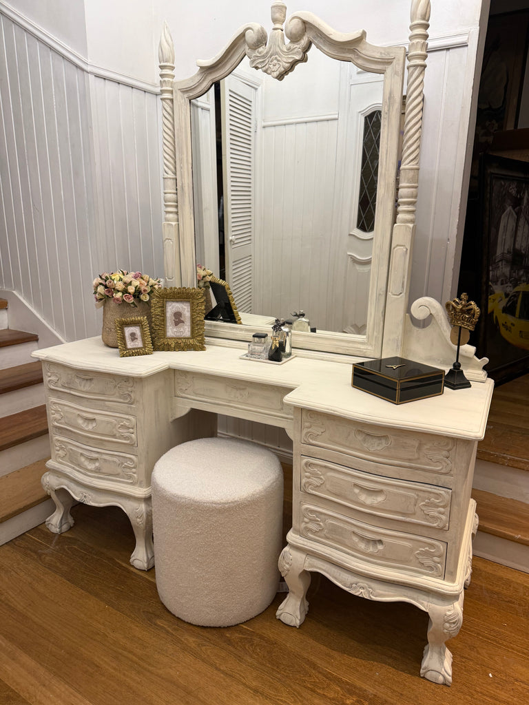 Solid Wood French Provincial Style Dressing Table