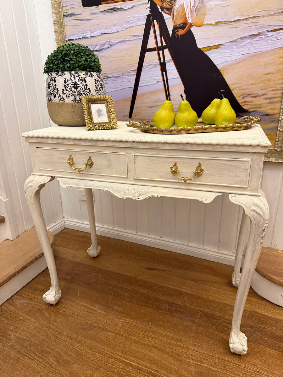 Antique French Provincial Style Console Table