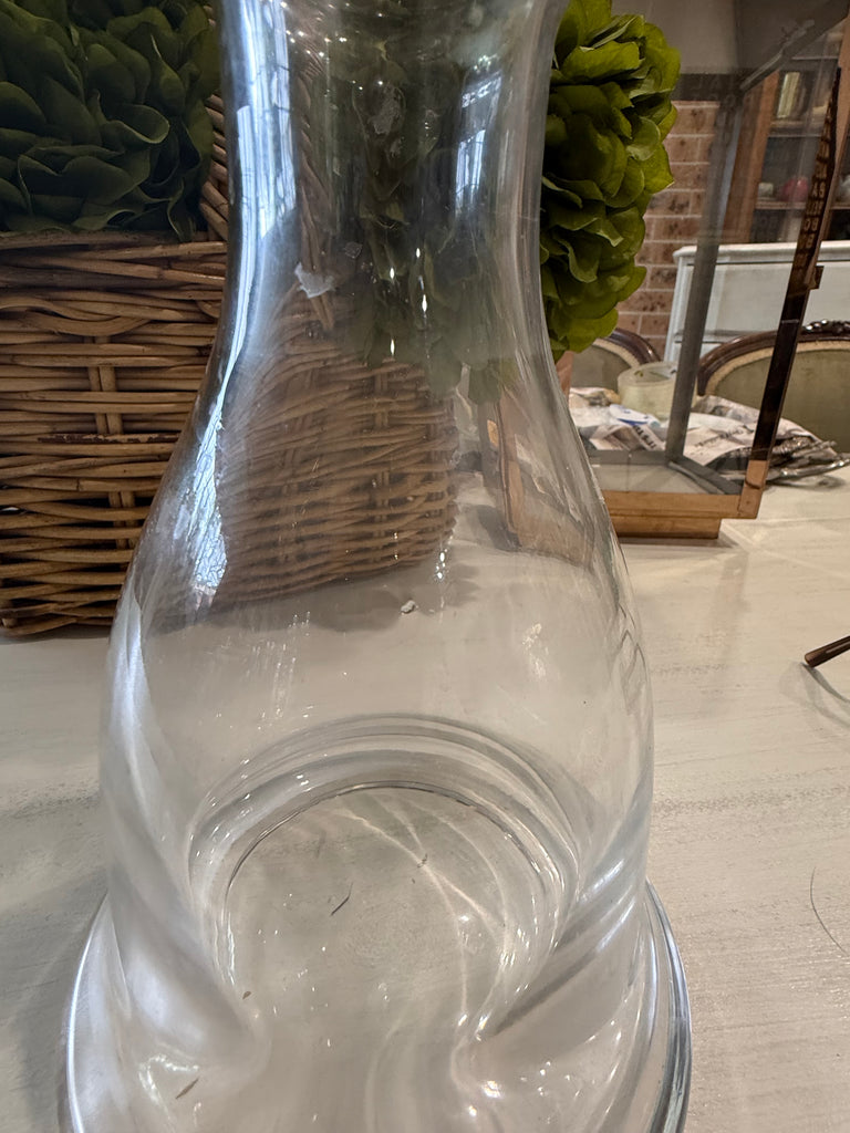 Vintage Thick Glass Carafe