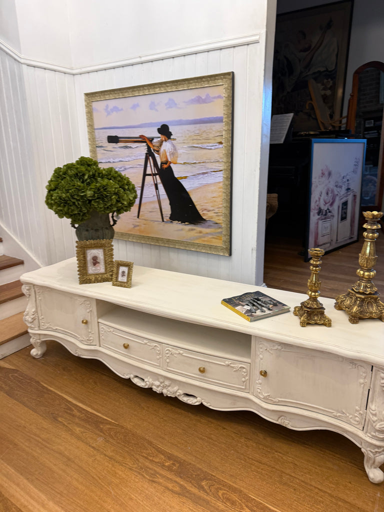 Large French Provincial Style TV unit
