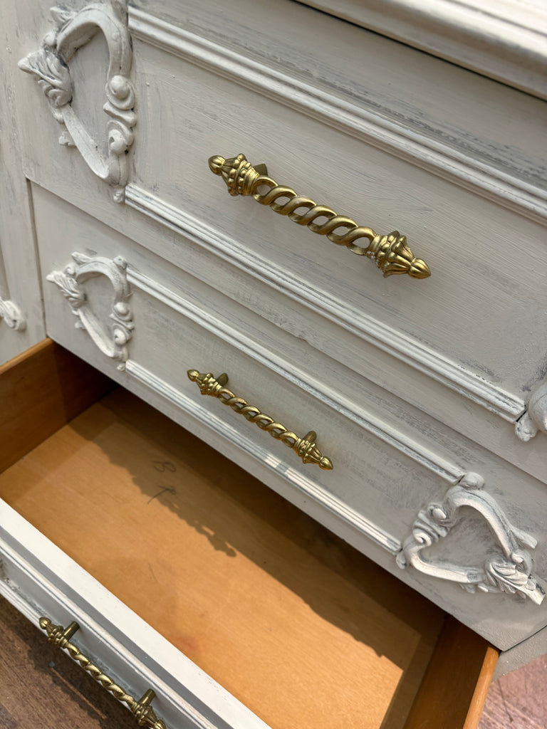 Vintage French Provincial Style Dresser/ TV unit