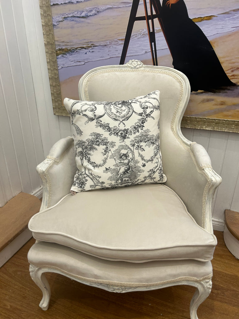 Vintage French Provincial Style Armchair