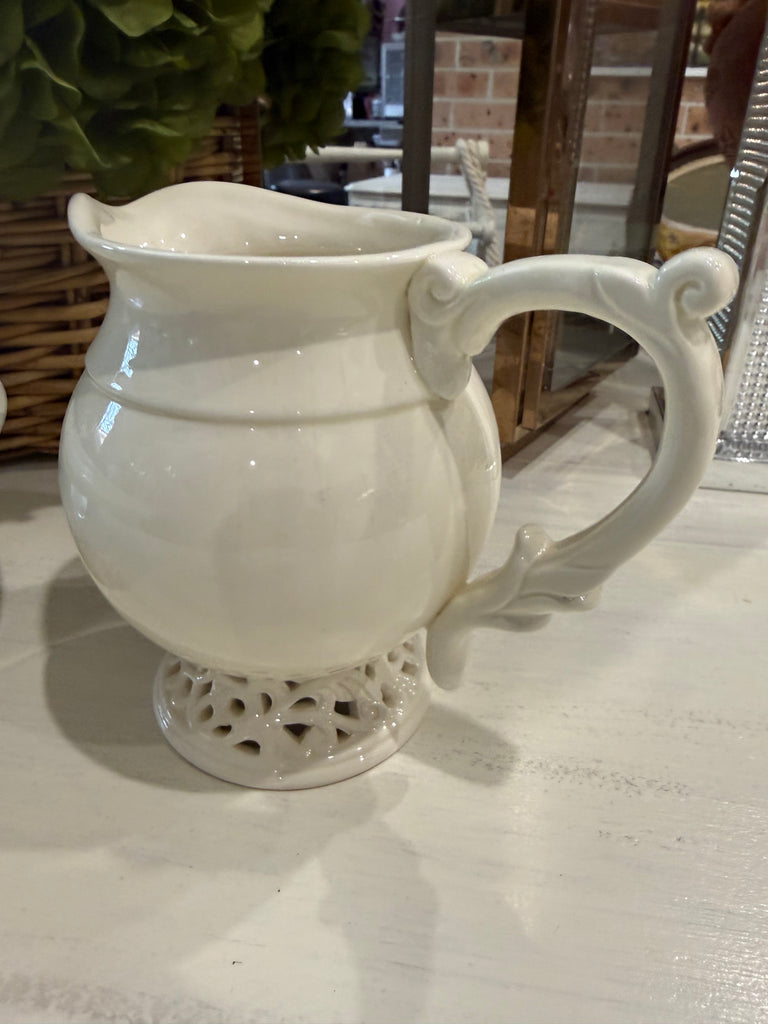 Chantilly Style Cake Stand and Jug