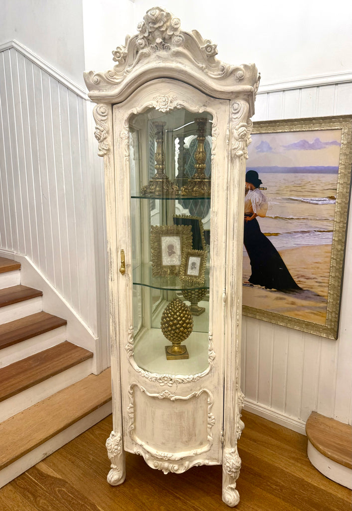 French Provincial Style Display Cabinet