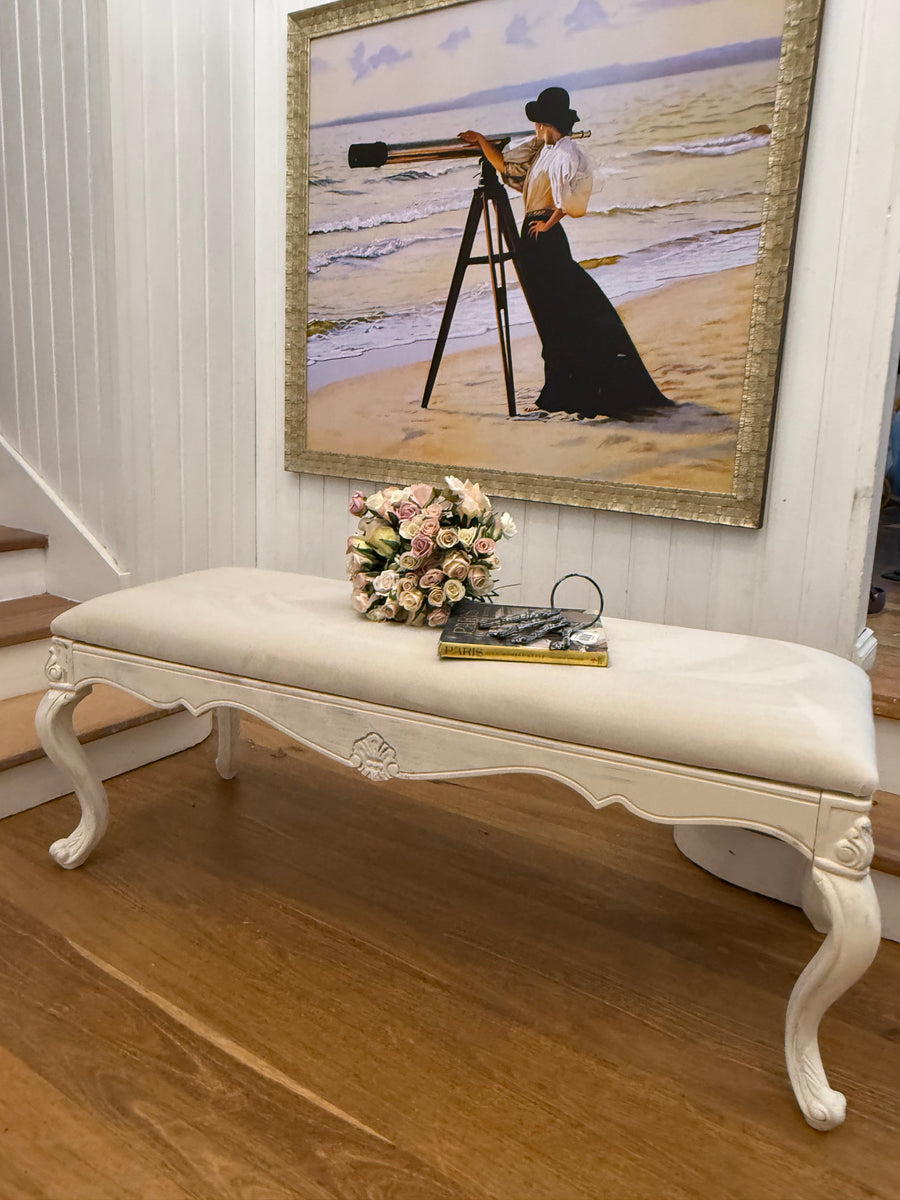 French Provincial Style Bench Seat