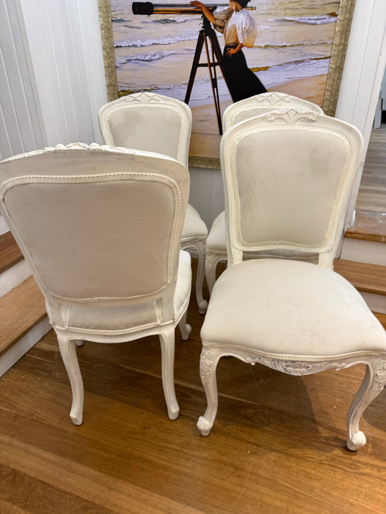 4 x French Provincial Dining Chairs