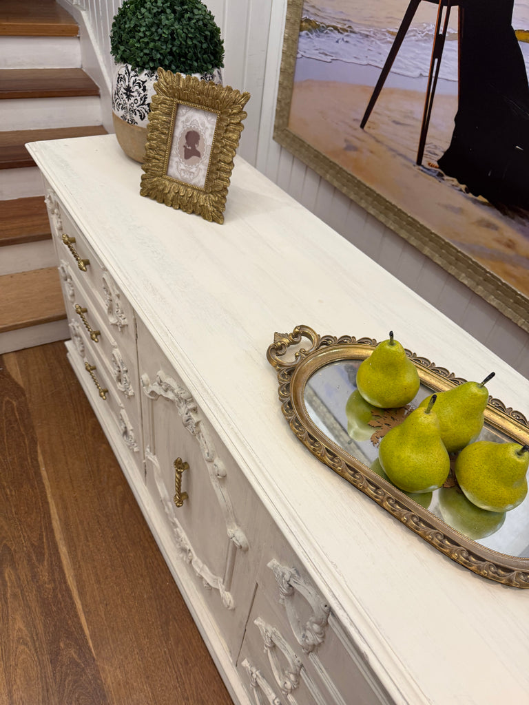 Vintage French Provincial Style Dresser/ TV unit