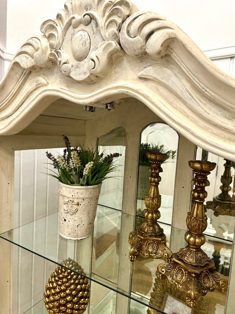 Solid Wood Armoire/ Display Cabinet