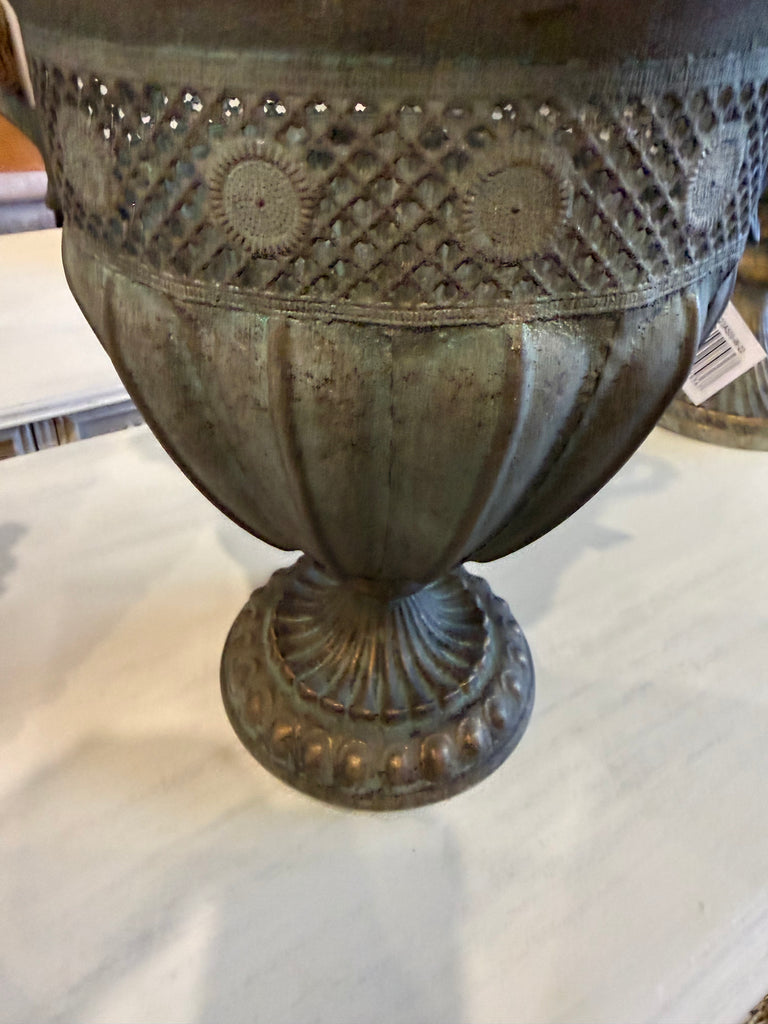 Antique Look Metal Urn