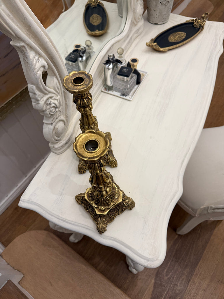 French Provincial Style Dressing Table and Chair