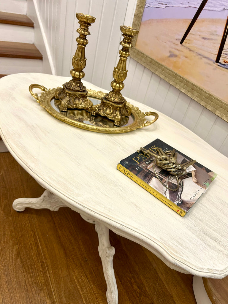 Vintage Pedestal Coffee Table