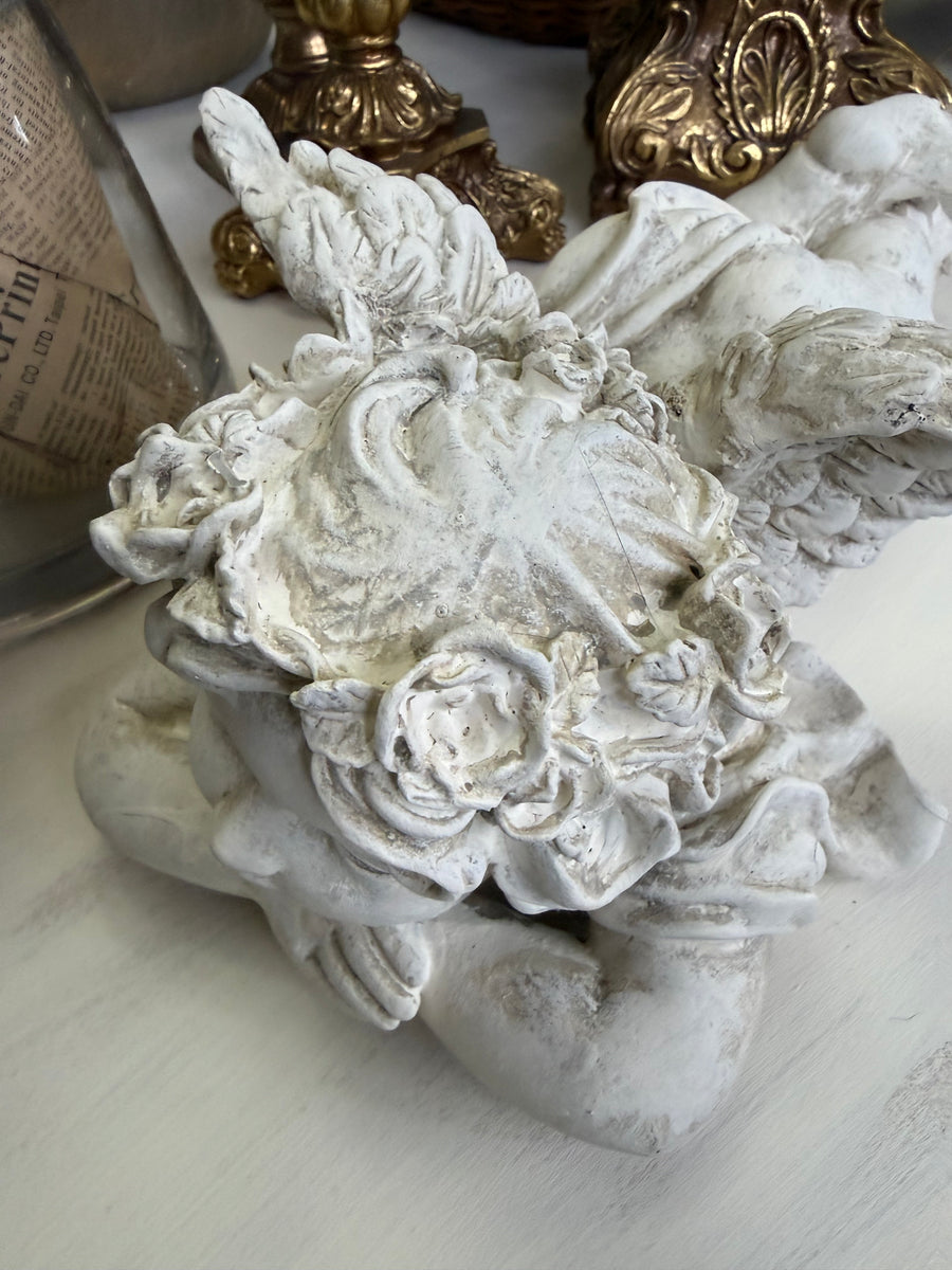 Stone Look Cherub/Angel