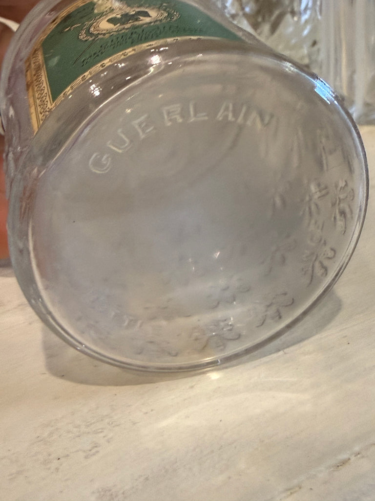 Vintage Guerlain Eau de Cologne Impériale Bee Bottle – Empty Glass Perfume Bottle – Made in France