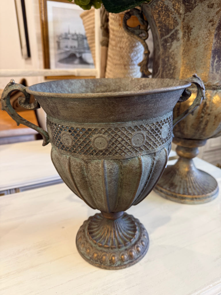 Antique Look Metal Urn