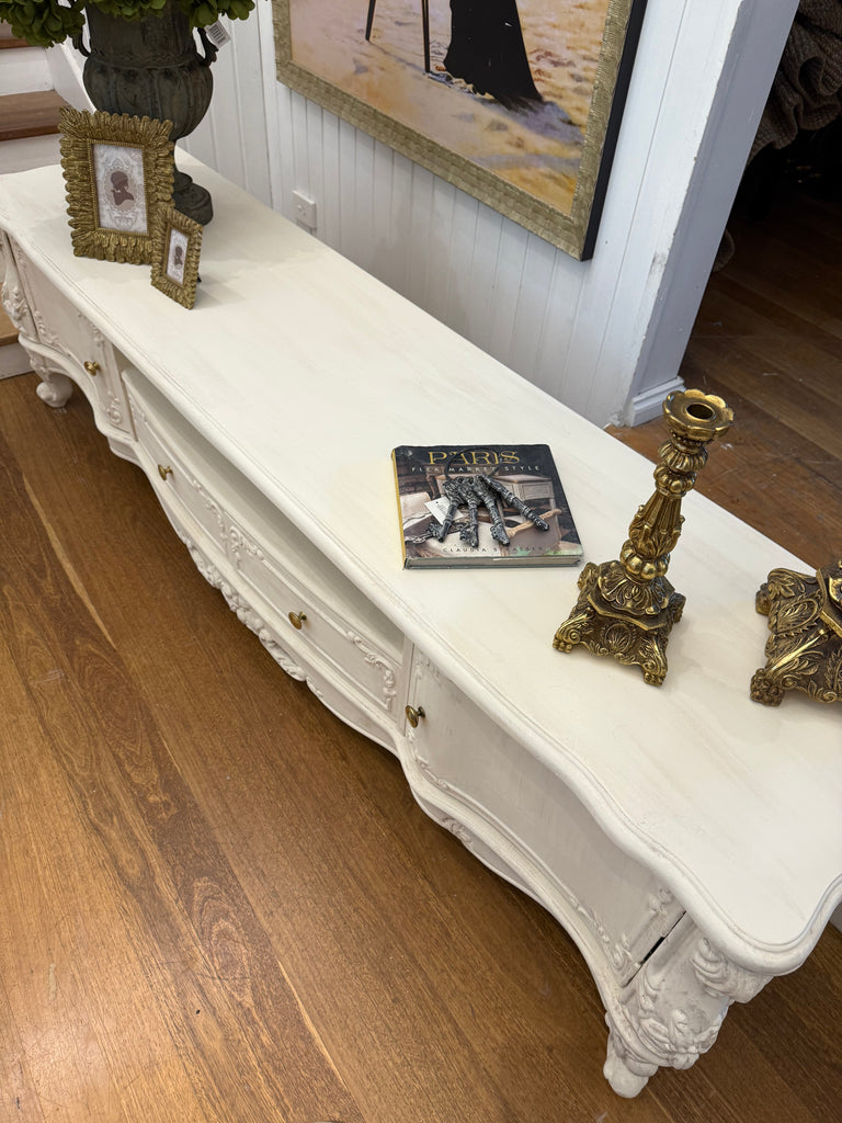 Large French Provincial Style TV unit