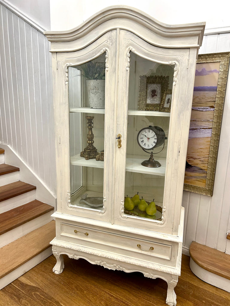 Solid Wood Display Cabinet