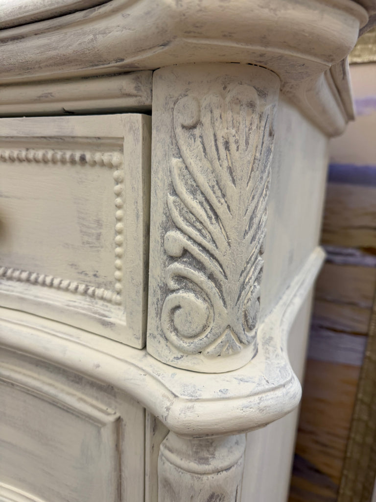 Very Tall French Provincial Style Tallboy
