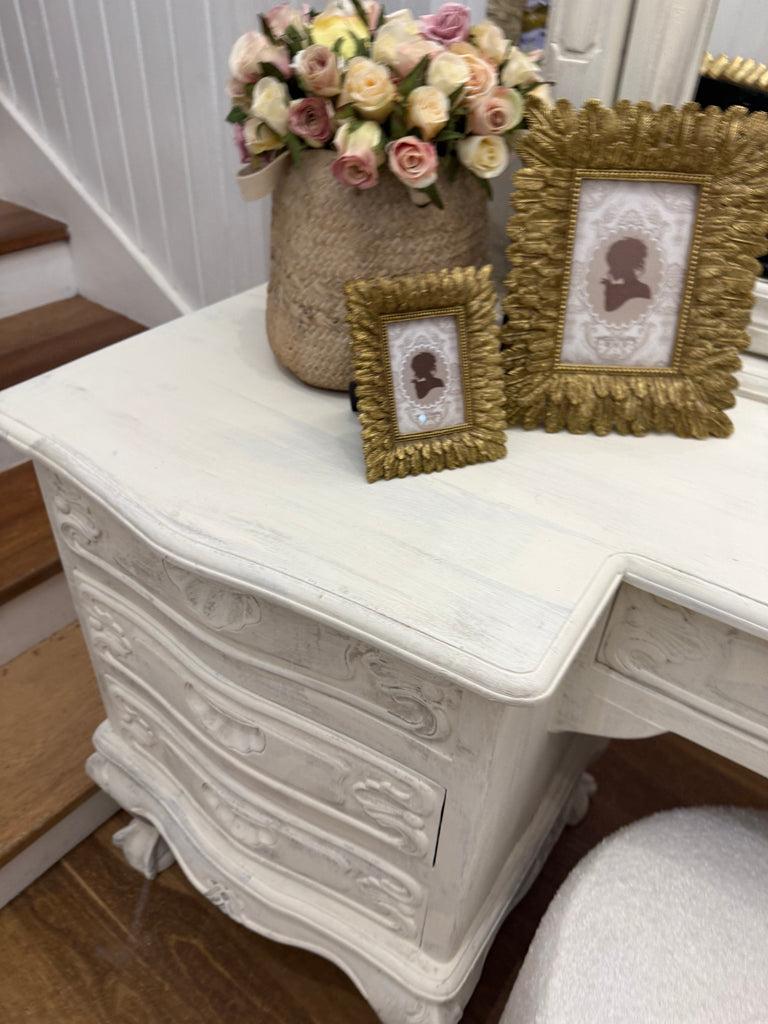 Solid Wood French Provincial Style Dressing Table