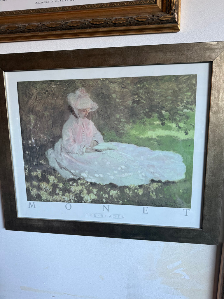 Framed Print of Monet’s “The Reader”