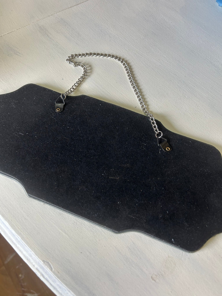 Small Vintage look hanging mirror